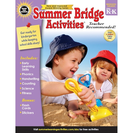 Carson Dellosa Summer Bridge Activities Workbook, Grade PK-K, Paperback 704695
